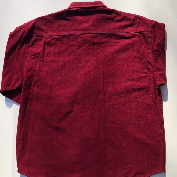 90s Eddie Bauer Oversized Cotton Flannel Shirt Like New Condition Small Vintage - Picture 4 of 4